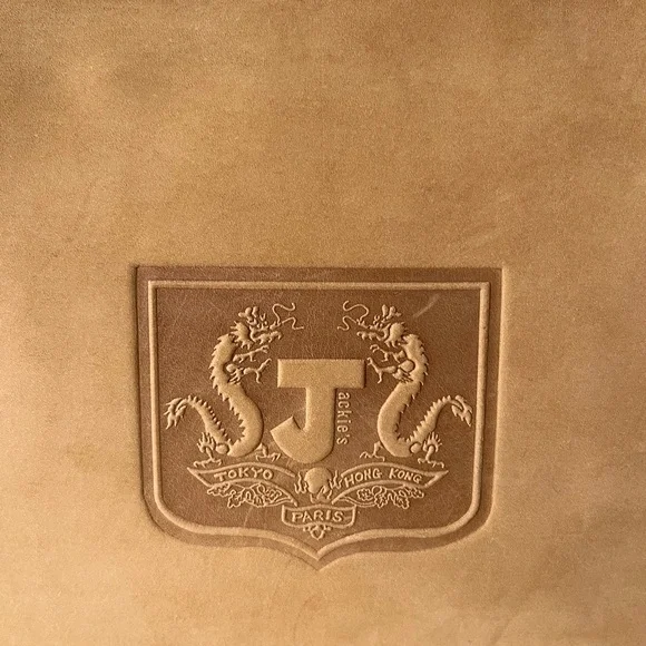 Made by France Jackiz Chestnut Leather Bag with Zipper - Picture 2 of 7